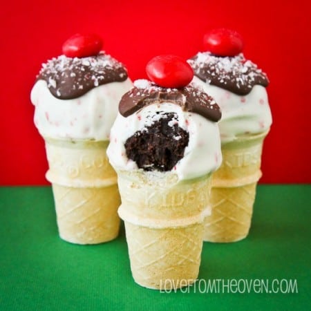 Oreo Truffle Cones