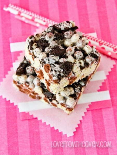 Cookies And Cream Crispy Treats