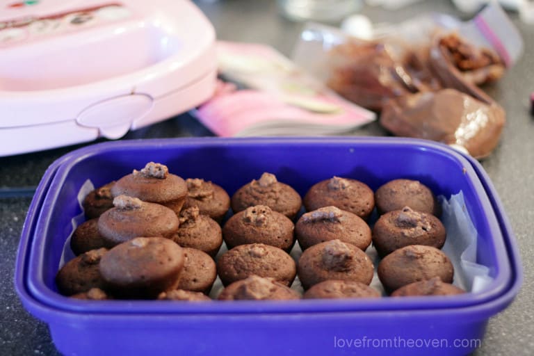 Triple Chocolate Cupackes Using The Babycakes Cupcake Maker • Love From