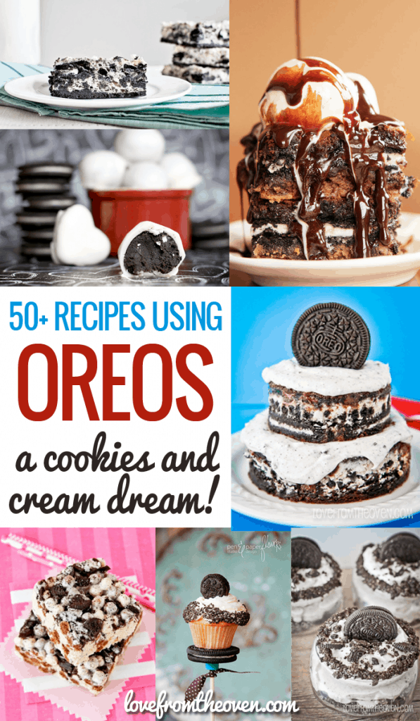 Cookies And Cream Recipes Using Oreos • Love From The Oven