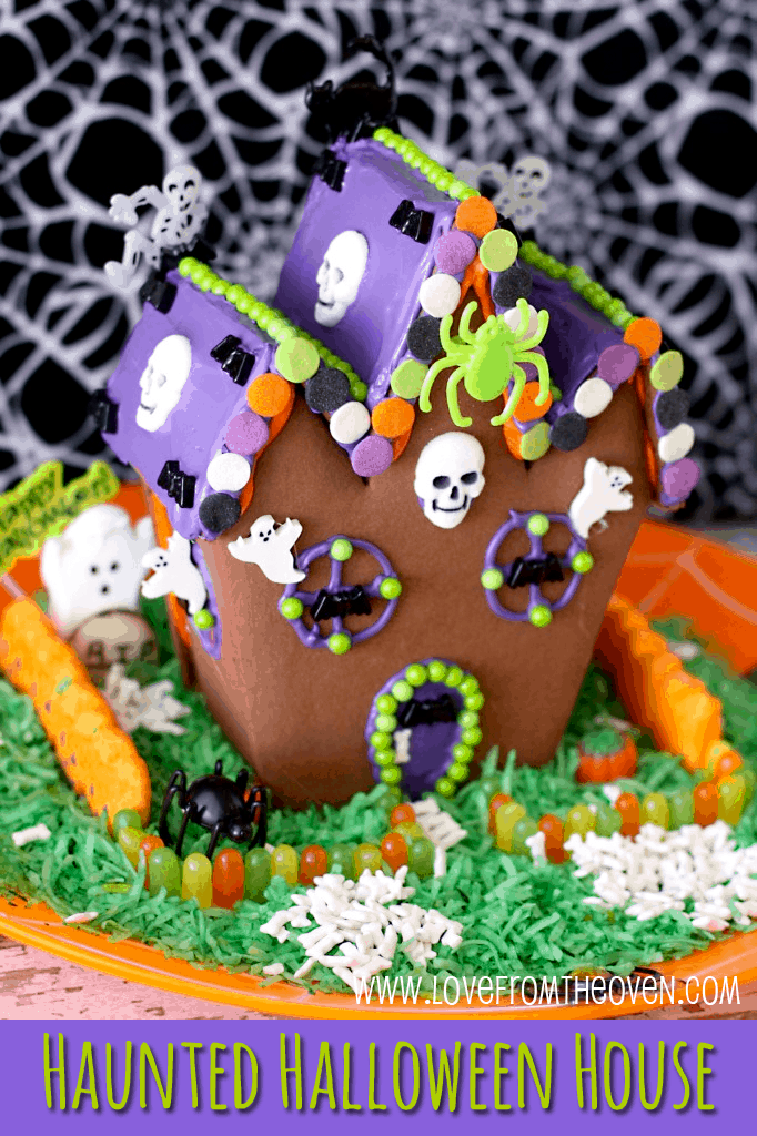 Haunted Halloween Gingerbread House