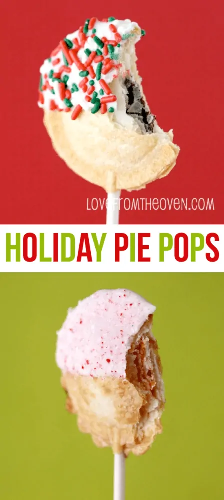 Holiday Pie Pops