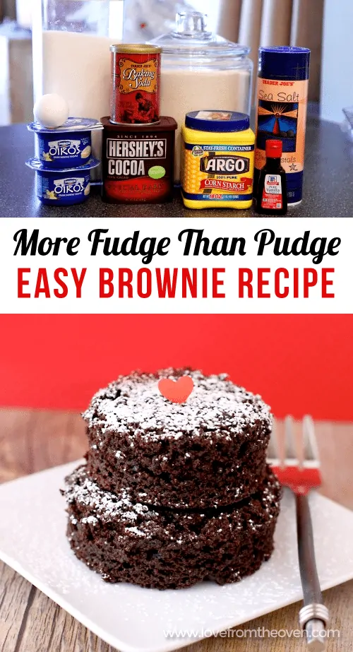 Enjoy more fudge than pudge with this lightened up brownie recipe.  Easy and delicious!  
