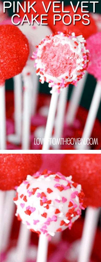 Pink Velvet Cake Pops