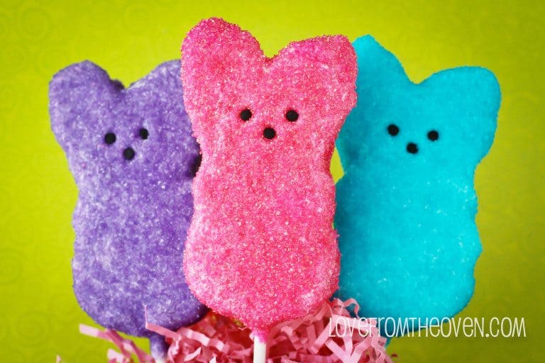 Chocolate Covered PEEPS Easter Crispy Treats