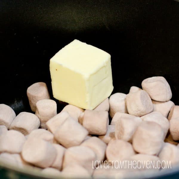 Triple Chocolate Rice Krispies Treats With Jet Puffed Mallow Bits