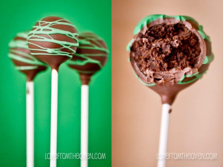 Thin Mints Truffle Pops