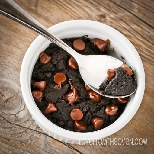 Microwave Mug Brownies