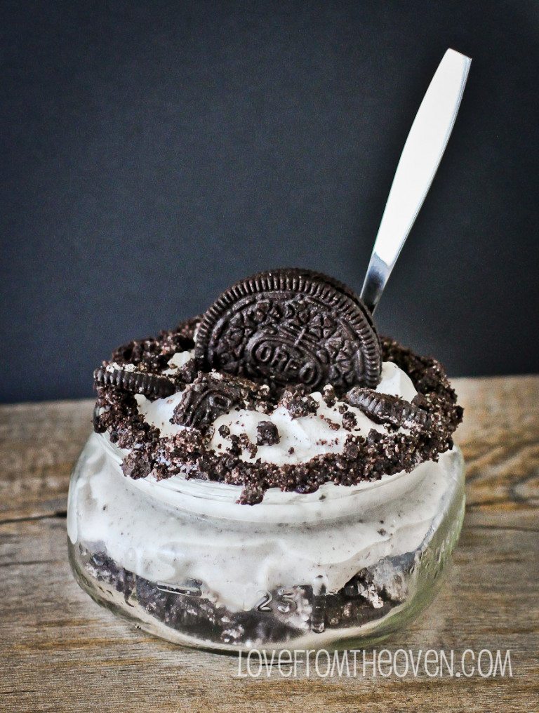 Cookies & Cream Dessert Jars • Love From The Oven