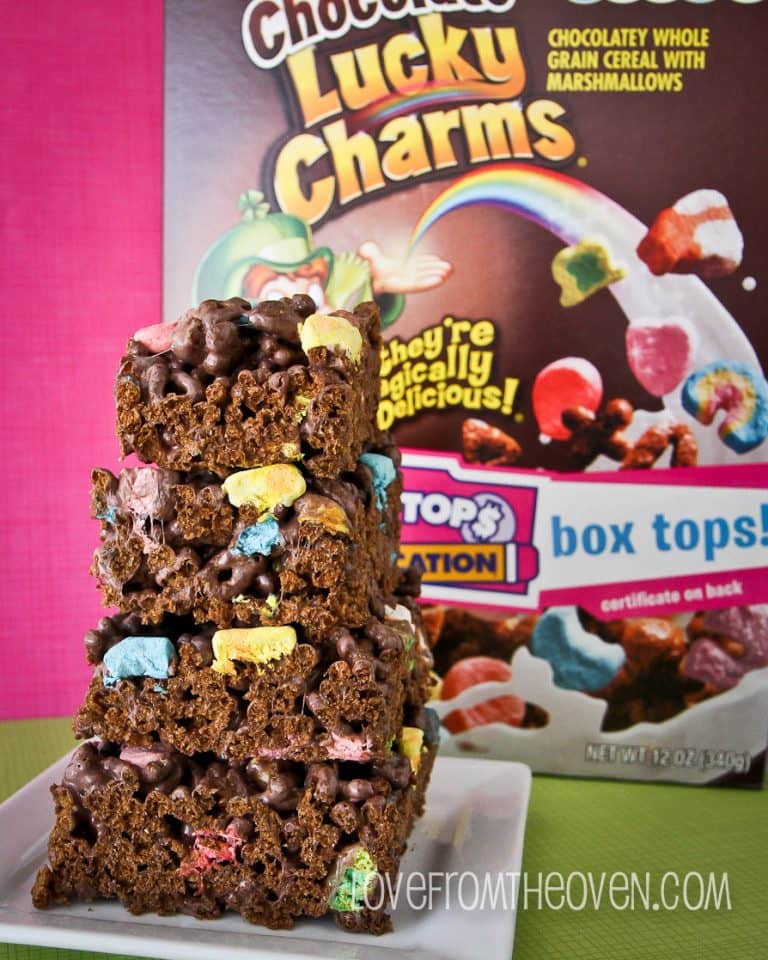 Chocolate Lucky Charms Cereal Bars
