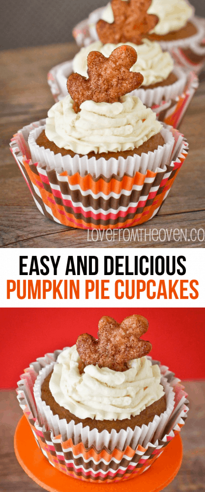 Easy And Delicious Pumpkin Pie Cupcakes