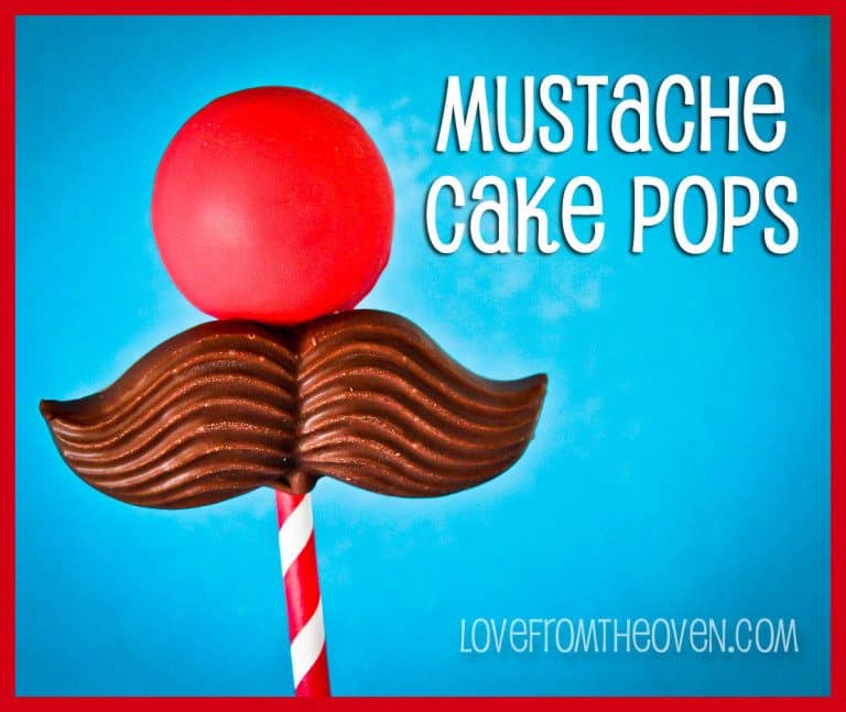 Mustache Cake Pops