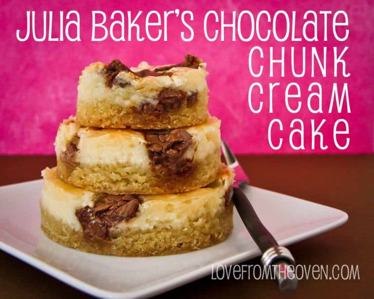 Julia Baker’s Chocolate Chunk Cream CakeAnd Julia Baker Confections Chocolates