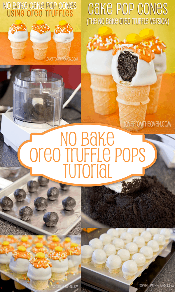 No Bake Oreo Truffle Pops Tutorial