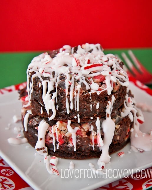 Peppermint Stick Cake Bars