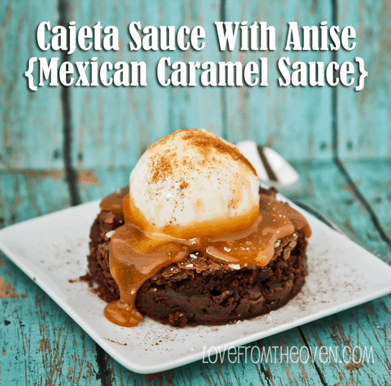Cajeta Sauce Topped Chile Brownies from McCormick Spice