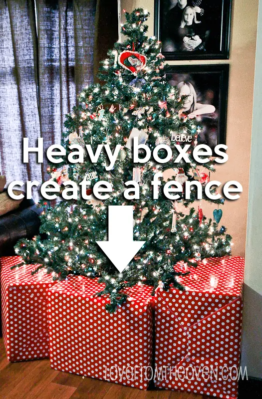Ideas For Baby, Toddler & Pet Proofing Your Christmas Tree and Decorations • Love From The Oven