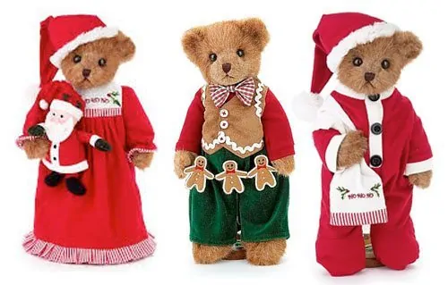 Stuffed Christmas Bears