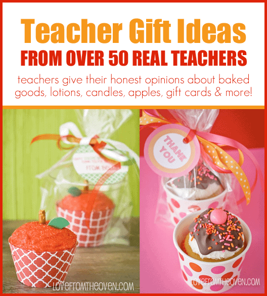 Teacher Gift Ideas - Over 50 Real Teachers Share What They 