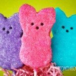 Chocolate Covered PEEPS Krispy Treats