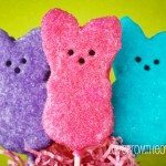 Chocolate Covered PEEPS Krispy Treats