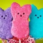 Chocolate Covered PEEPS Krispy Treats