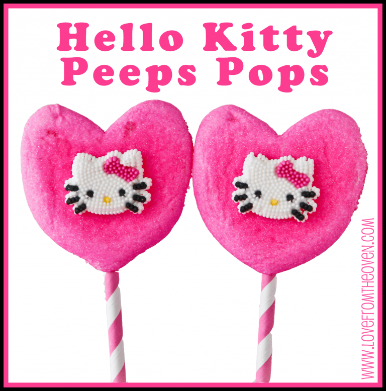 Hello Kitty Marshmallow PEEPS Pops
