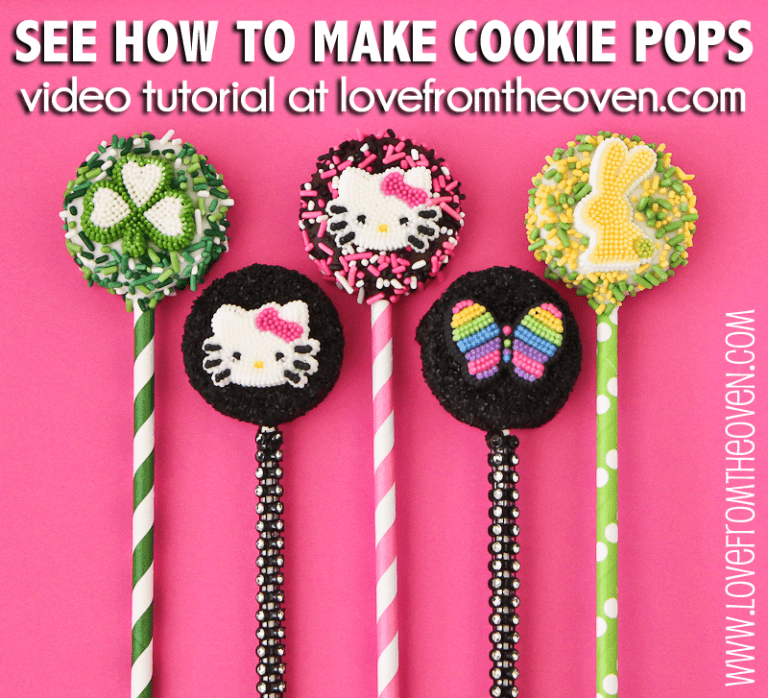 How To Make Oreo Cookie Pops – A Video Tutorial