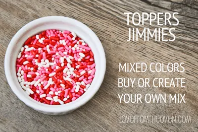 Mixed Topper Jimmies Sprinkles