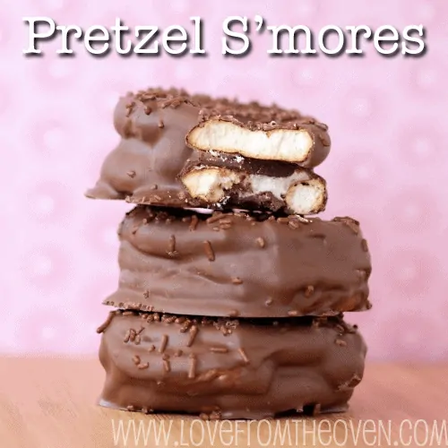 Pretzel S'mores by Love From The Oven