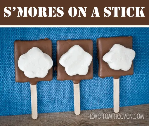 S'mores On A Stick by Love From The Oven