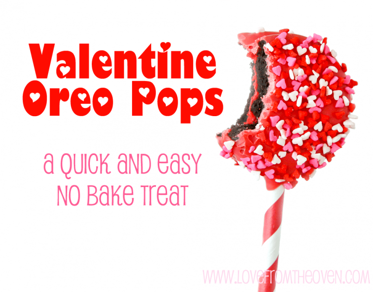 Valentine Oreo Cookie Pops