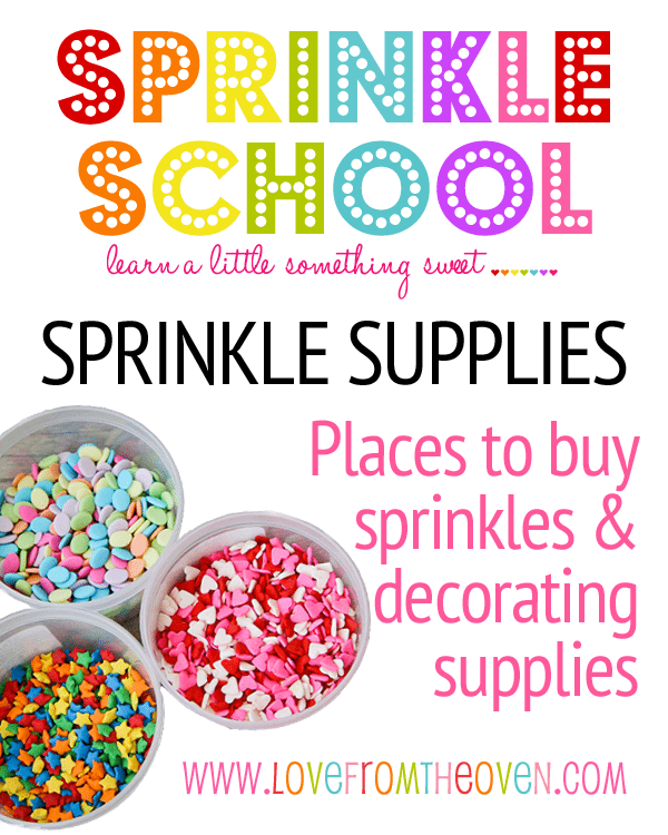Where To Buy Sprinkles & Decorating Supplies