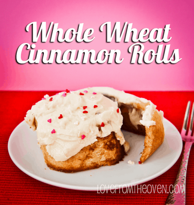 Whole Wheat Cinnamon Roll Recipe by Love From The Oven-5