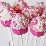 Pink Ribbon Cake Pops