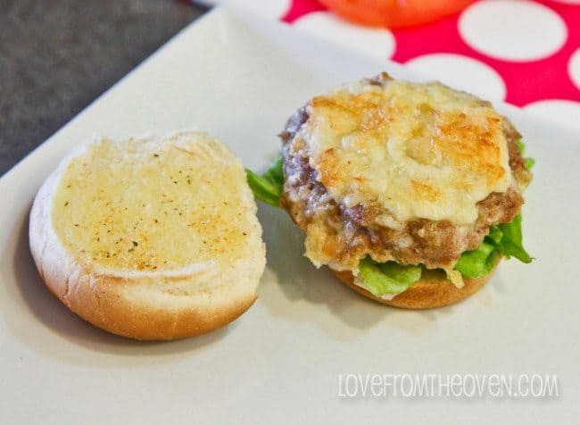Kraft Fresh Take Garlic Bread Turkey Burgers Love From The Oven