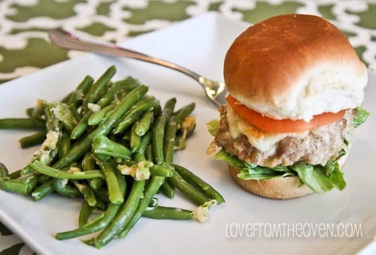 Garlic Bread Turkey Sliders & Italian Green Beans With KRAFT Fresh Takes