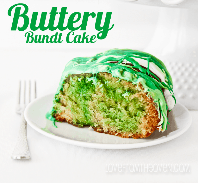 Buttery Bundt Cake For St. Patrick’s Day