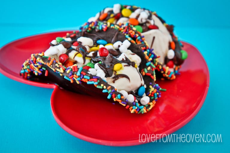 Chocolate Tacos • Love From The Oven