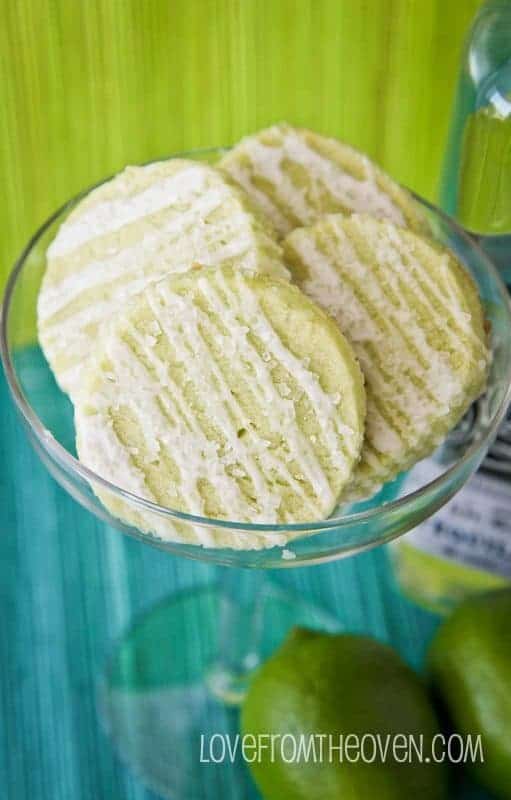 Easy Lime Margarita Cookies • Love From The Oven