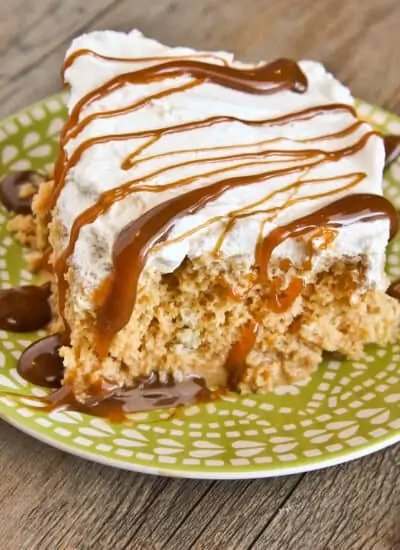 A dulce de leches cake.