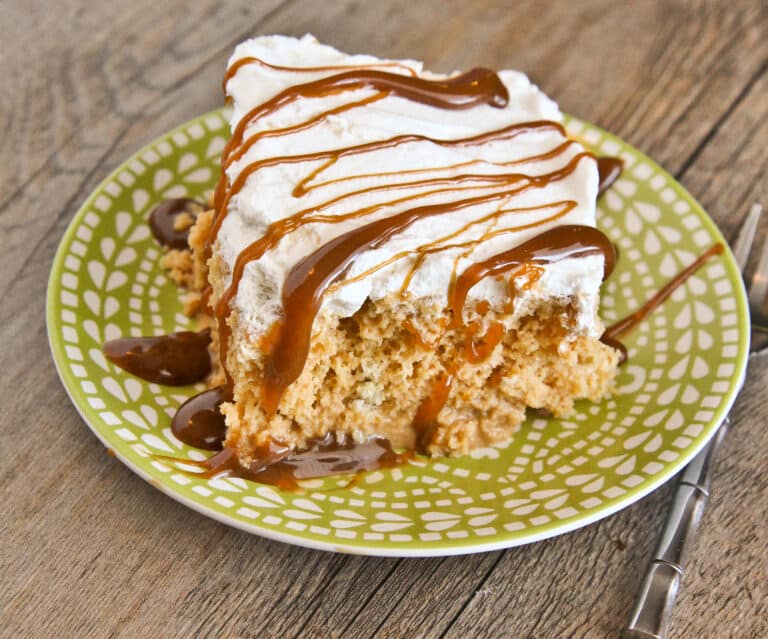 A dulce de leches cake.