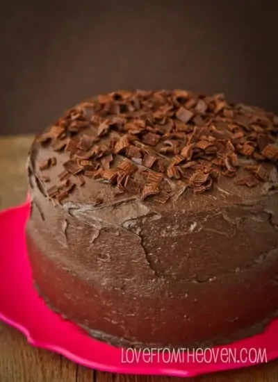 Dark Chocolate Cake With A Hint Of Coffee