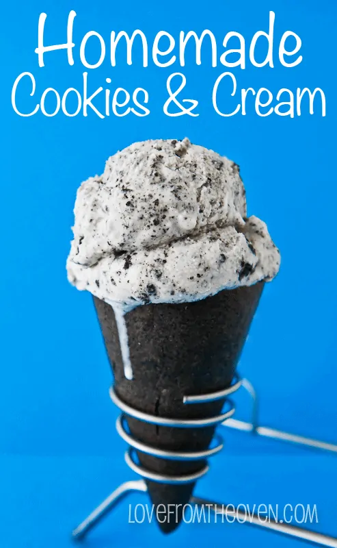 Cookies and Cream Ice Cream - SueBee Homemaker