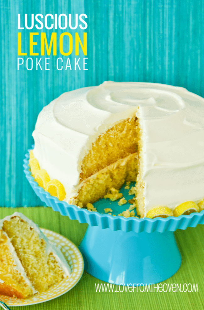 Lemon Poke Cake Recipe