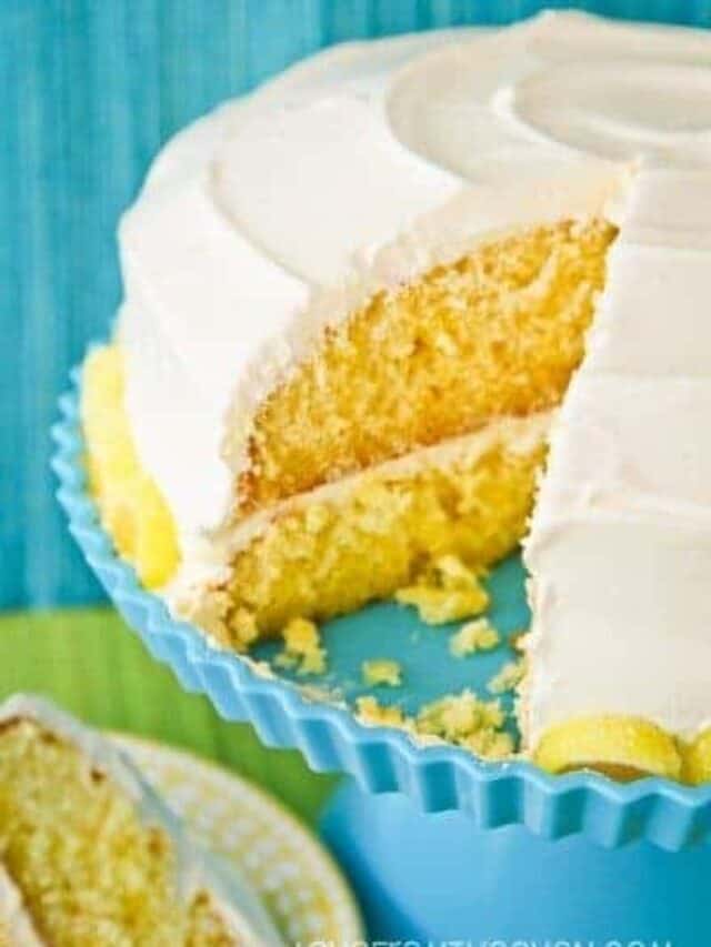 Lemon Poke Cake Story