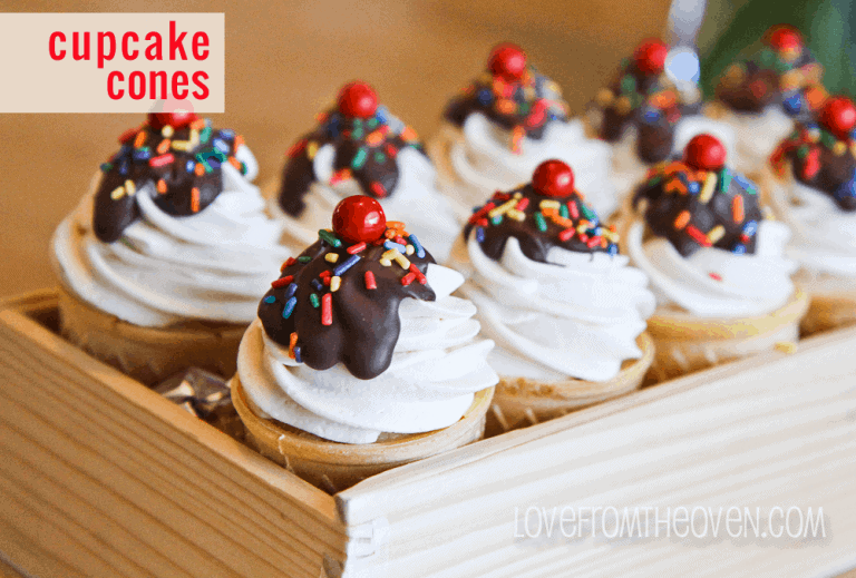 Cupcake Cones – A Fun Summer Treat