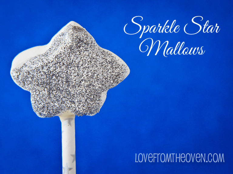Sparkle Star Marshmallow Pops • Love From The Oven