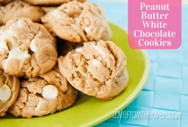 White Chocolate Peanut Butter Cookie Recipe