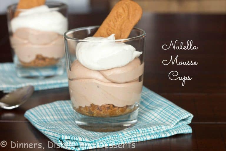 Nutella Mousse Cups